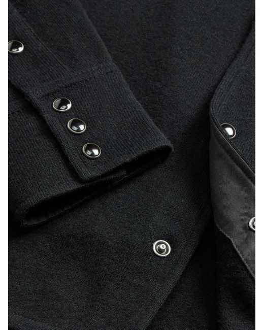 RRL Black Knitted Shirt for men