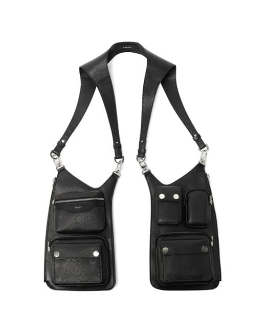 Amiri Black Harness 2.0 Shoulder Bag for men