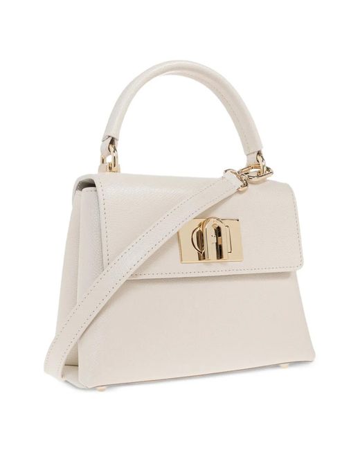 Furla Natural 1927 Leather Tote Bag