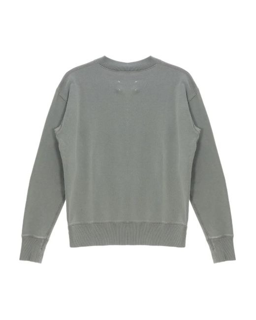 Maison Margiela Gray Half-Zip Sweatshirt for men