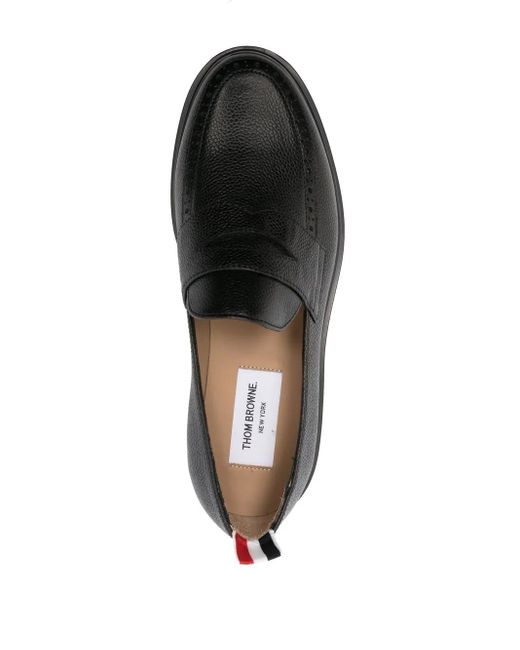 Thom Browne Black Flat Shoes