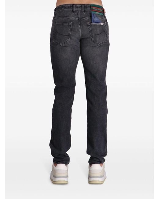 Jacob Cohen Blue Bard Slim-Fit Jeans for men