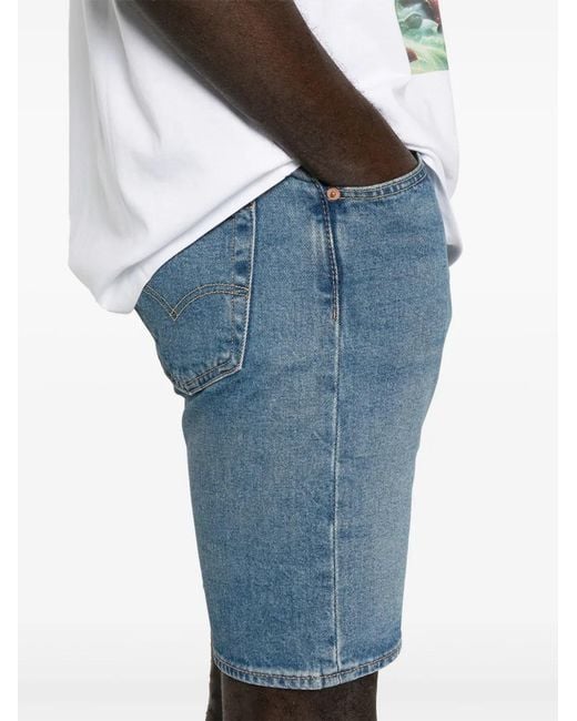 Levi's Blue 501 Original Straight-Cut Shorts for men