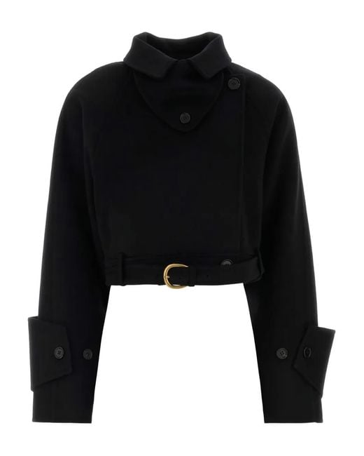 Chloé Black Jacke Mit Gürtel