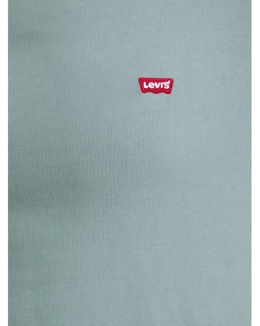 Levi's Blue Pocket Hoodie for men