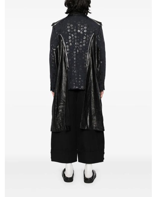 Comme des Garçons Leren Jas in het Black voor heren