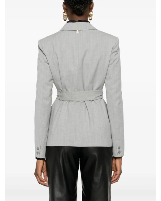 Twinset ベルテッド ジャケット Gray