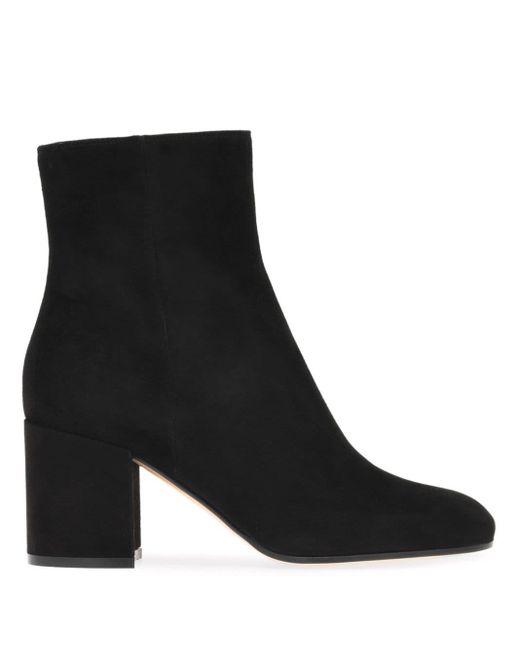 Gianvito Rossi Black Joelle 70mm Suede Boots