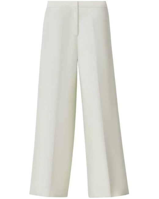 Fabiana Filippi White High Waisted Trousers