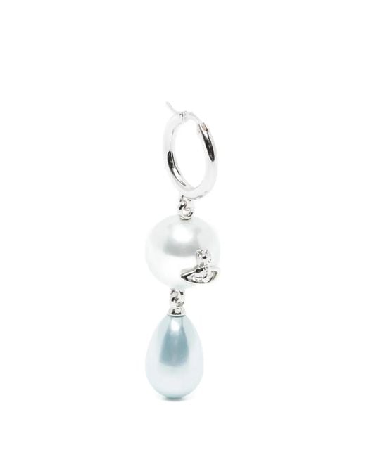 Vivienne Westwood Blue Martha Drop Earrings