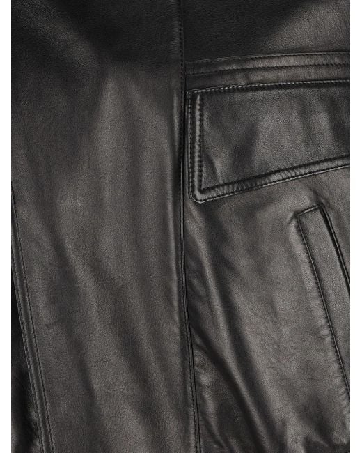 Chaqueta de piel Saint Laurent de color Black