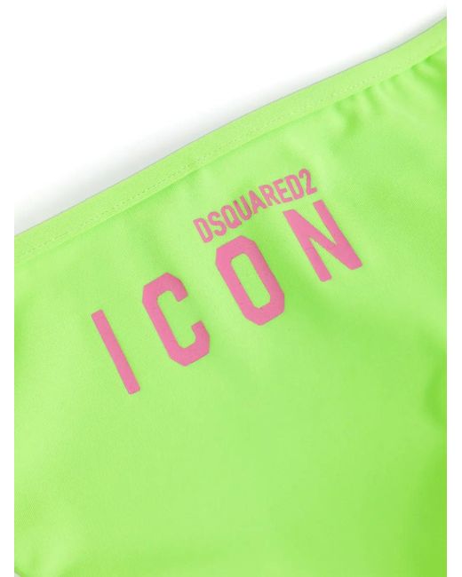 DSquared² Green Be Icon Bikini Bottoms