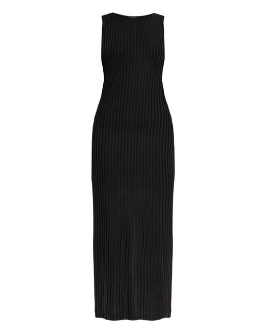 Rag & Bone Black Ribbed Sleeveless Dress