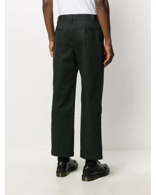 KENZO メンズ ブラック クロップド ストレートパンツの通販はau PAY