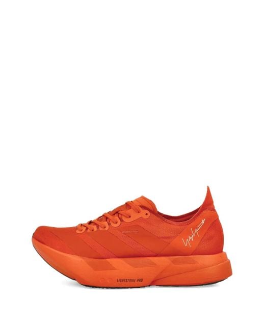 Y-3 Red Three Stripes-Detail Sneakers for men