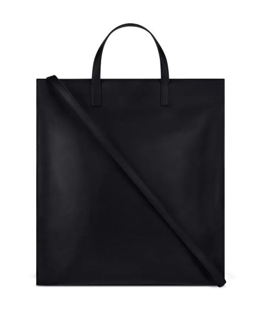 Courreges Black Ac Tote Bag