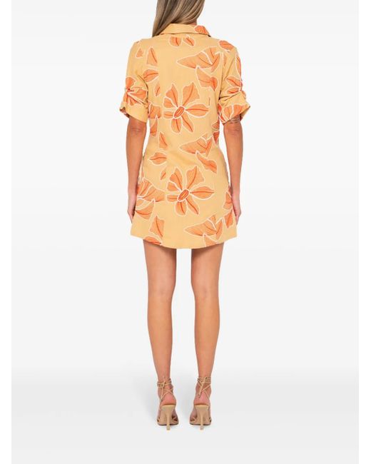 JBQ Ginger Mini-Jurk in het Orange