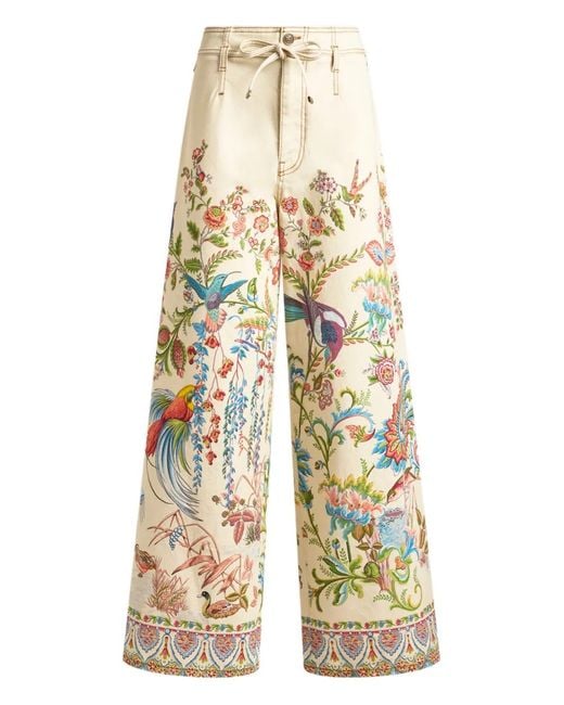 Etro White Wide-Leg Jeans