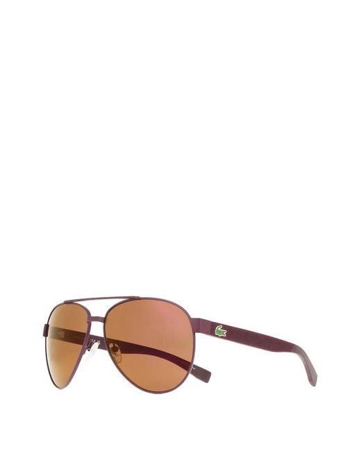 Lacoste Pink Pilot-Frame Sunglasses for men