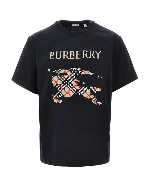 Burberry メンズ ブラック Ekd Tシャツ 【公式通販】