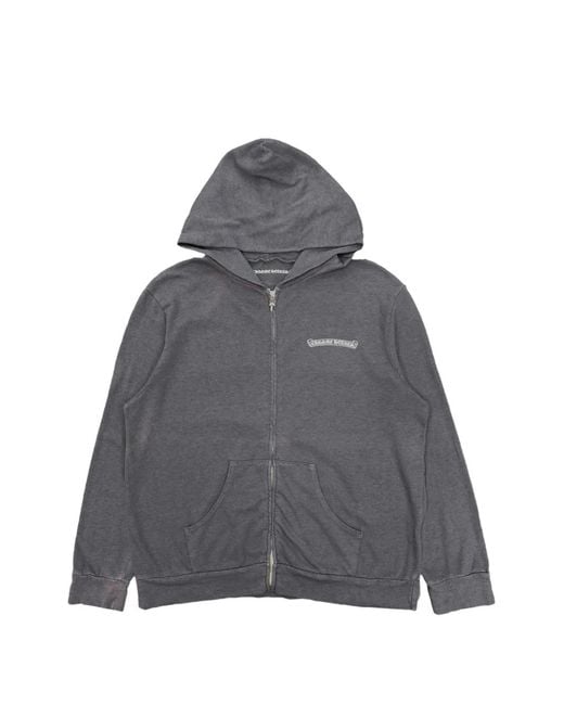 Chrome Hearts Matty Boy Zip-Up Hoodie in Grey for Men | Lyst UK