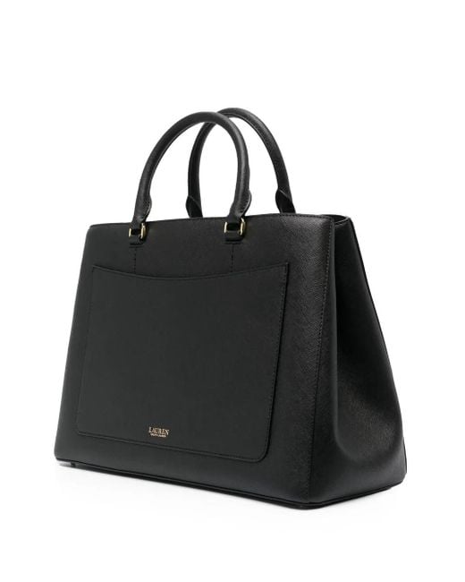 Bolso satchel Hanna Ralph Lauren de color Black