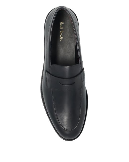 メンズ Paul Smith レザー ペニーローファー Black
