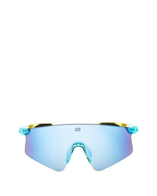 Rudy Project Blue Geometric-Frame Sunglasses for men
