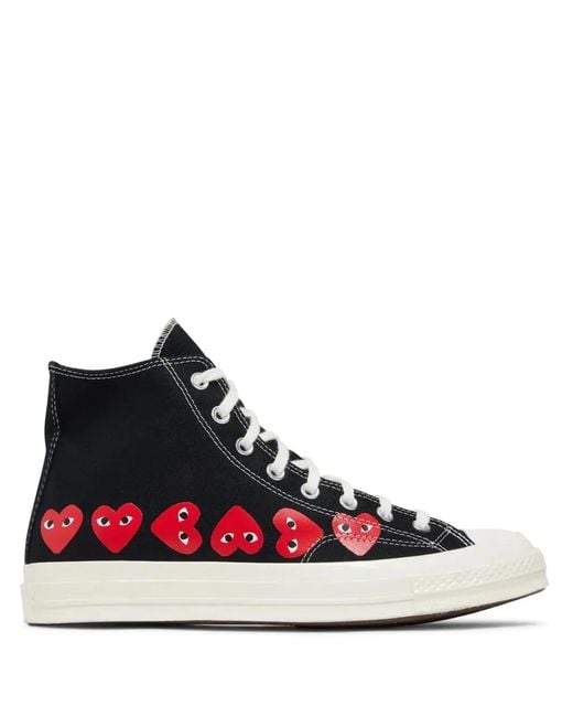COMME DES GARÇONS PLAY Black X Converse Chuck Taylor All Star 70 Hi Sneakers for men