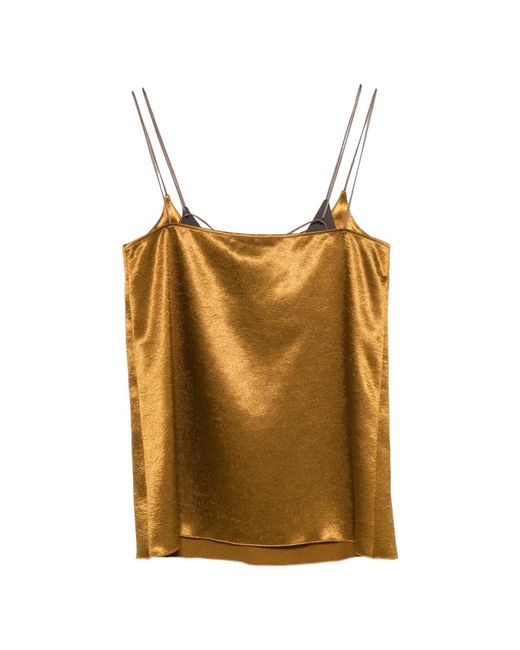 Alysi Metallic Shiny Top