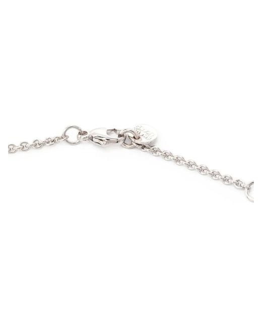 Shaun Leane White Rose Thorn Horizontal Necklace
