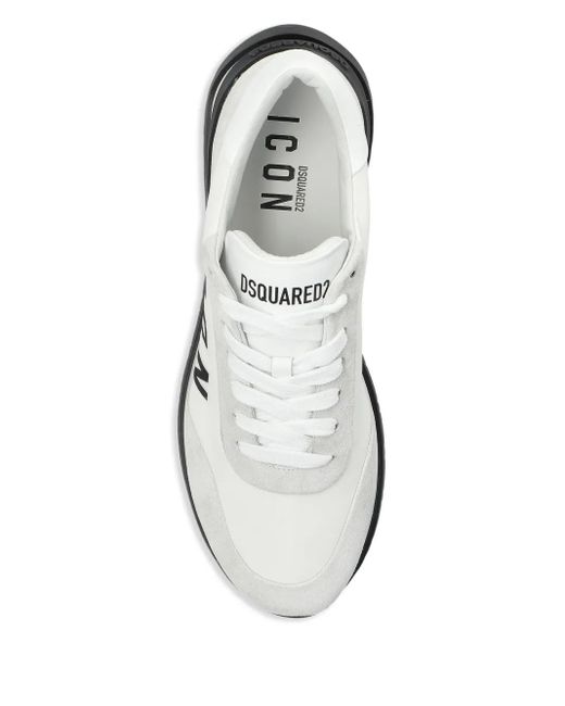 メンズ DSquared² ロゴ スニーカー White