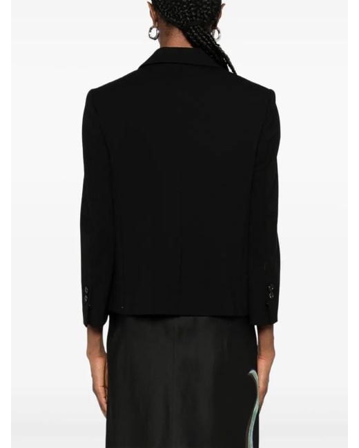 Dorothee Schumacher Black Punto Milano Button Blazer