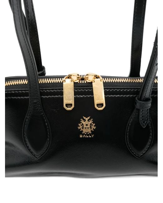 Bally Black Mini Praline Tasche mit Reißverschluss