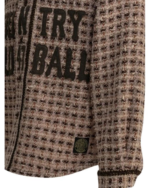 Kapital Brown Bouclé Shirt for men