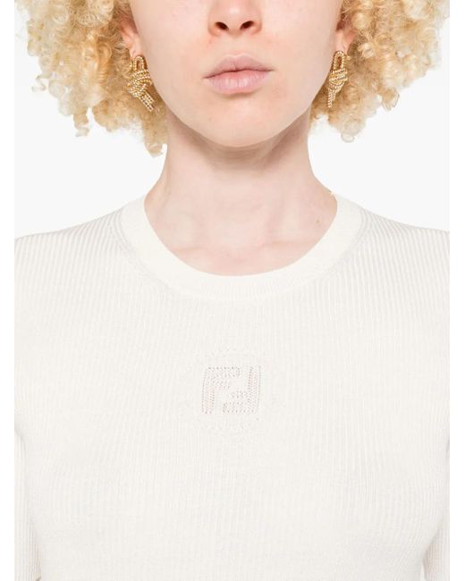 Fendi White Tropicalia S