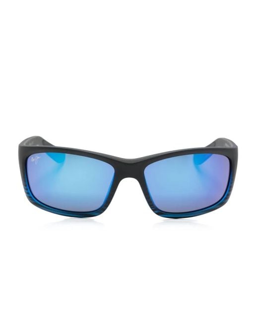Maui Jim Blue Kanaio Coast Square-Frame Sunglasses