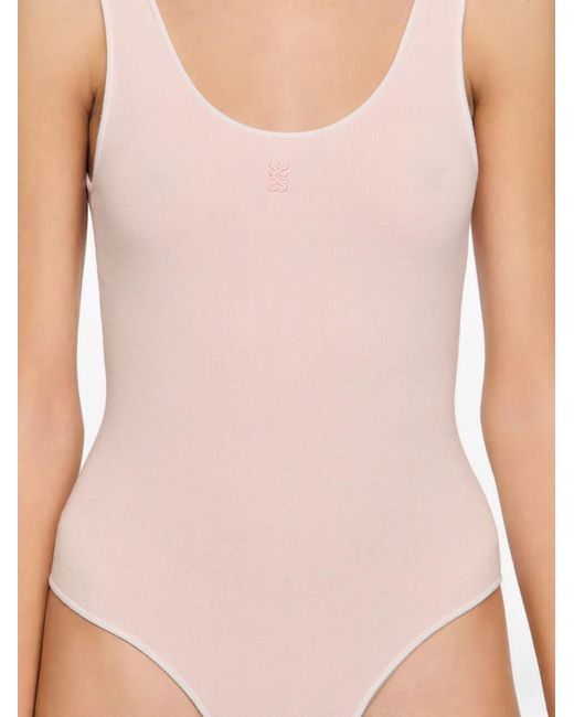 Sandro Pink Knit Bodysuit