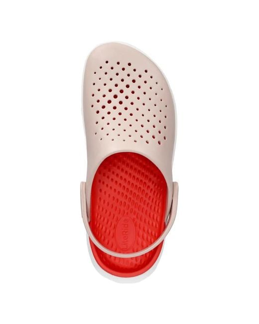 CROCSTM Pink Inmotion Literide Perforated Clogs