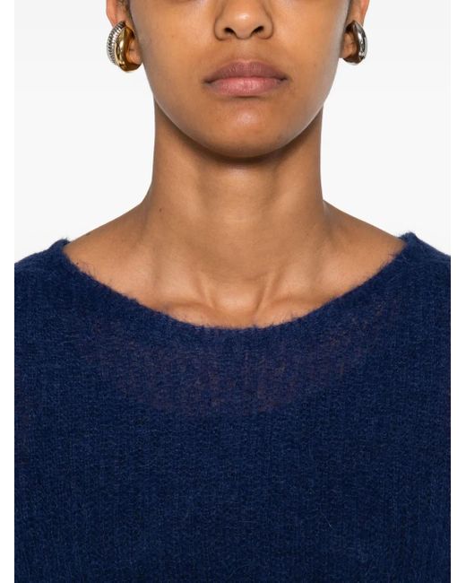 Emporio Armani Blue Long-Sleeve Sweater