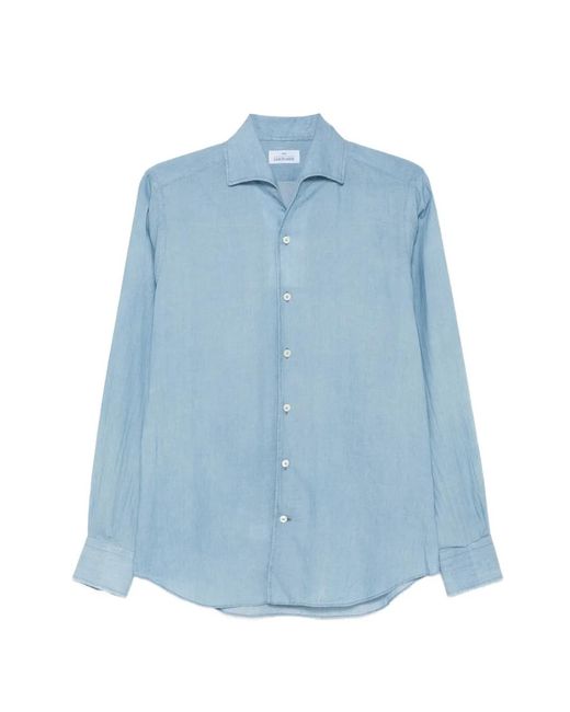 Alessandro Gherardi Blue Buttoned Shirt for men