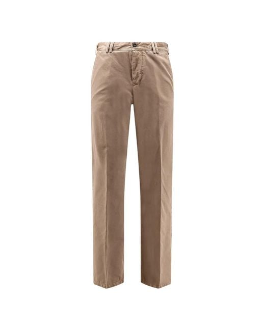 PT Torino Natural Pantalon Michael Deluxe Boutonné En Coton for men