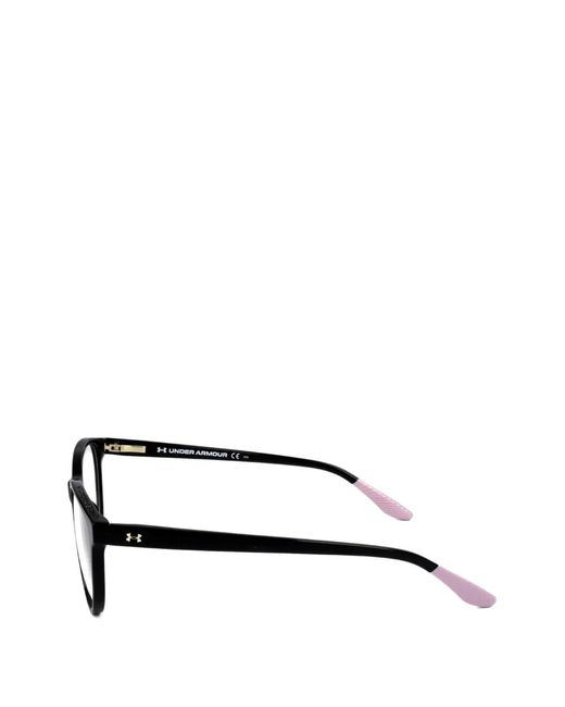 Under Armour Black Round-Frame Glasses