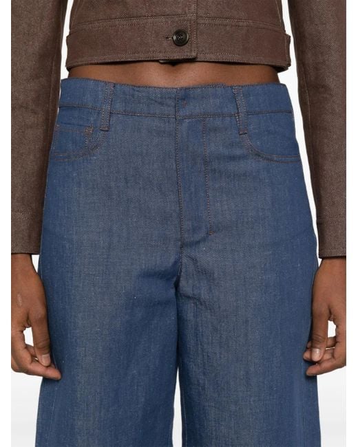 Max Mara Blue Erio Shorts