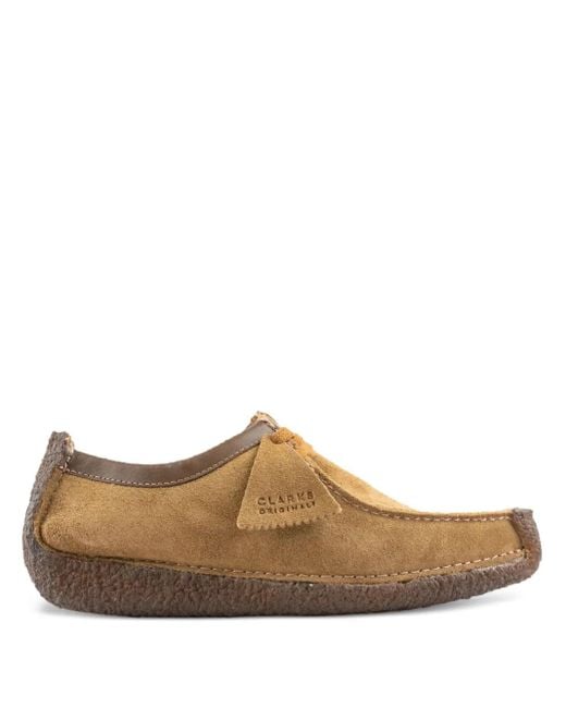 Clarks メンズ ブラウン Natalie Oakwood デザートブーツ