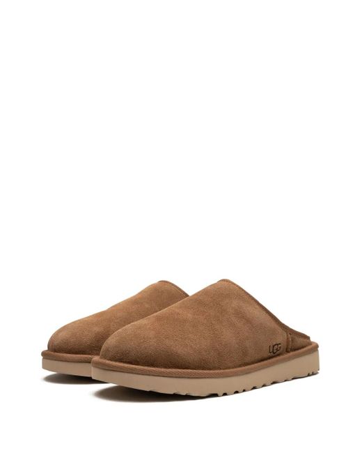 Ugg Brown Classic Slip-On Slippers