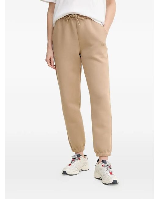 Mackage Natural Nev-R Drawstring Logo Track Pants
