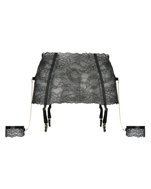 Maison Close Black Gift Box: Garter Belt