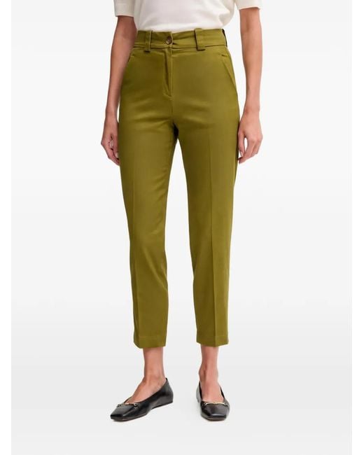 Benetton Green High-Waisted Trousers