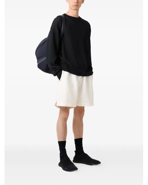 Studio Nicholson Black Kami Ribbed Sweater for men